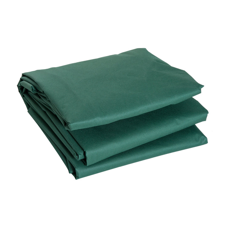 Capa de Proteção para Móveis de Jardim 222x155x67 cm Capa Protetora para Mesa Exterior Impermeável Anti-UV e Anti Poeira para Varanda Pátio Verde Escuro