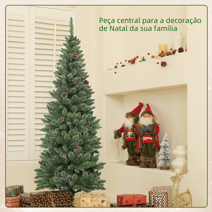 Árvore de Natal 150 cm Árvore de Natal Artificial com 395 Ramos e Suporte de Metal Árvore de Natal para Sala de Estar Interior Verde