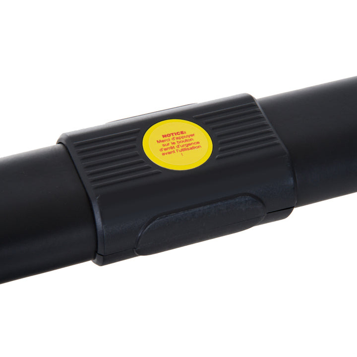 Esteira elétrica 1-6 km / h com tela LCD 101x54x105 cm Preto