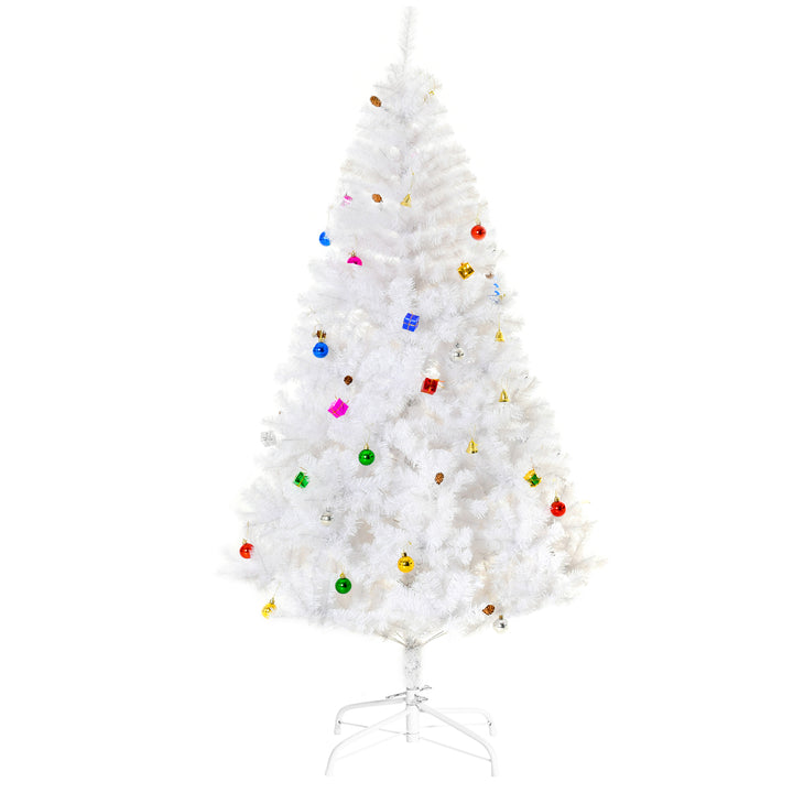 Árvore de natal branca Φ105x180cm
