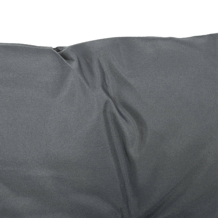 Conjunto de 2 Almofadas de Cadeira 50x98x8 cm Almofadas de Cadeira de Exterior com Encosto 6 Cordões de Fixação para Jardim Terraço Varanda Cinza Escuro