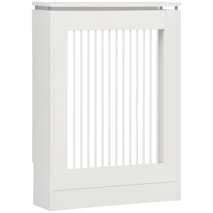 Cobertura de Radiador Cobertura de Radiador Moderno de MDF com Prateleira Superior para Sala de Estar dormitório Escritório 60x18x84 cm Branco