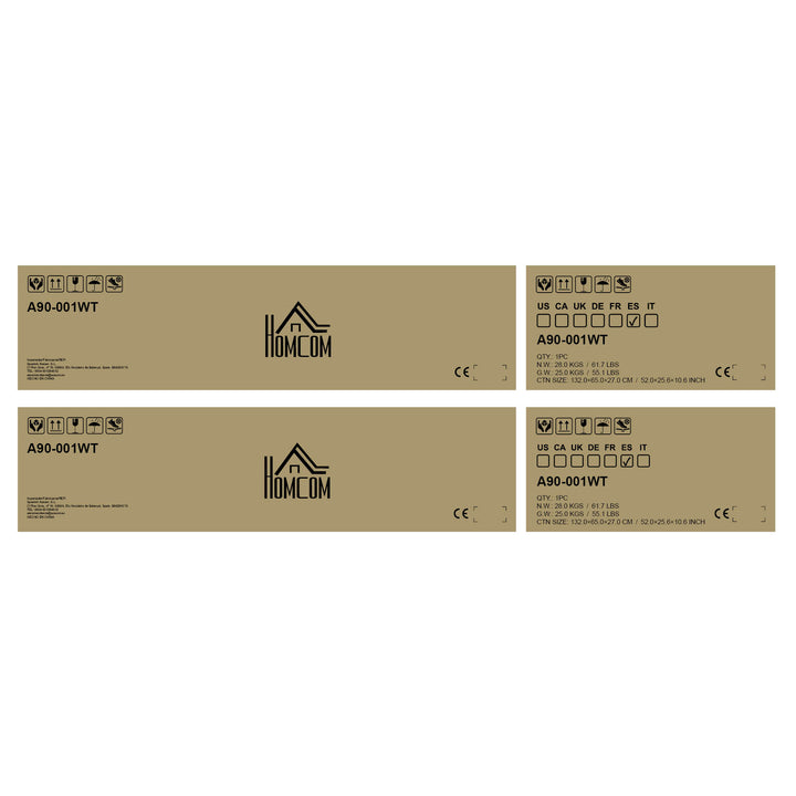 Passadeira Dobrável e Elétrica de 500W para Fitness 1-10Km/h com Visor LCD e Carga Máx. 110kg 125x61x118cm