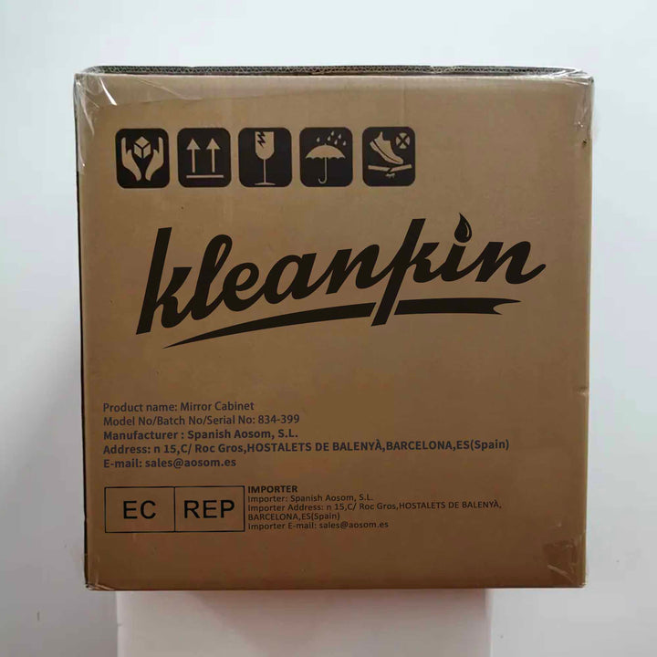 Armário de Casa de Banho com Espelho Armário com Espelho para Casa de Banho com 1 Prateleira de Armazenamento Estilo Moderno 41x14x60 cm Branco