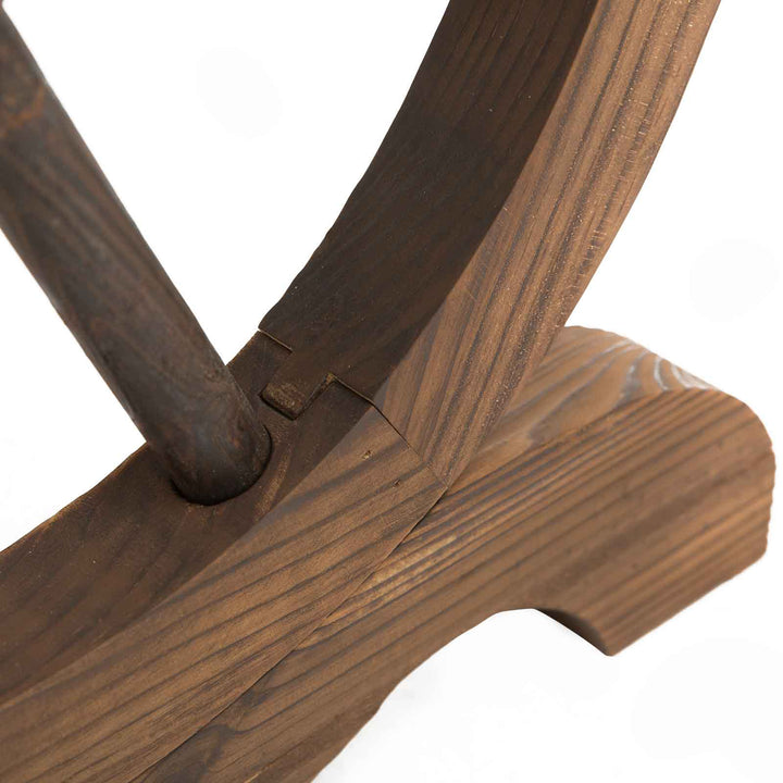 Mesa de Jardim de Madeira Mesa de Exterior 110x60x65 cm com Pés em Forma de Rodas Carga 100 kg Mesa de Refeição Pátio Madeira Carbonizada