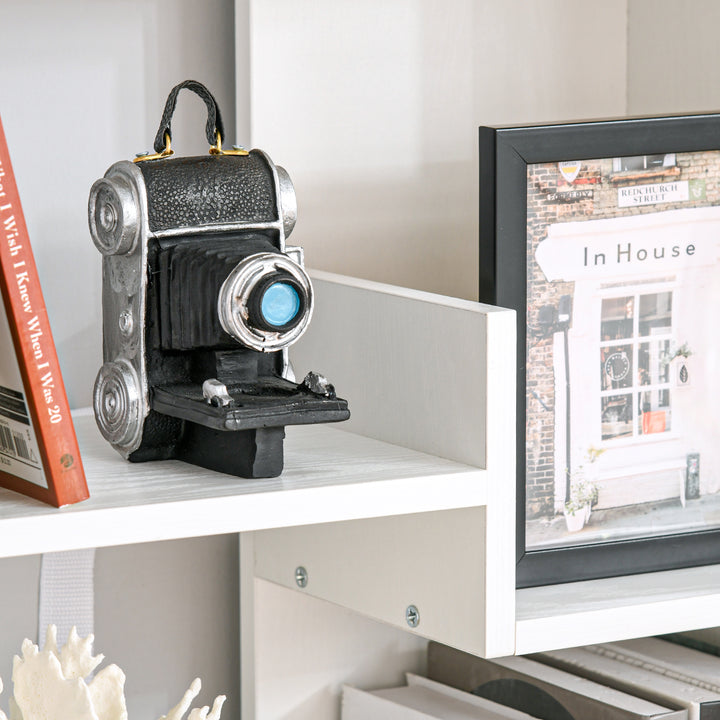 Prateleiras de 6 Níveis Irregular Moderno Anti-tombamento 60x21x162,5 Branco