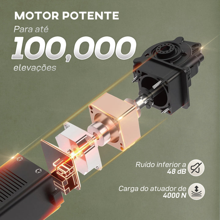 Poltrona Relax Reclinável Elétrica Poltrona Reclinável Silenciosa com Função Memória Apoio para Pés Controlo Remoto e Bolsos Laterais para Dormitório Sala de Estar 80x83x104 cm Verde Escuro
