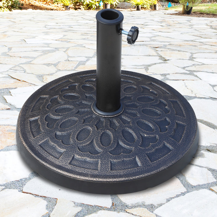Guarda-sol Base Resina Bronze F44 x 34cm