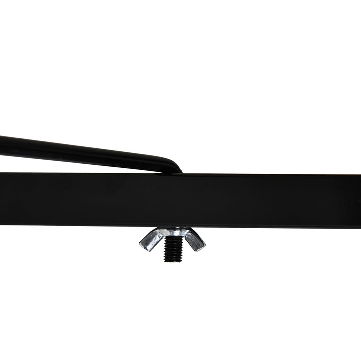 Bancada de Trabalho Dobrável Mesa de Trabalho Dobrável com Régua Transferidor Carga 100 kg 100x60x75,5 cm Madeira e Preto