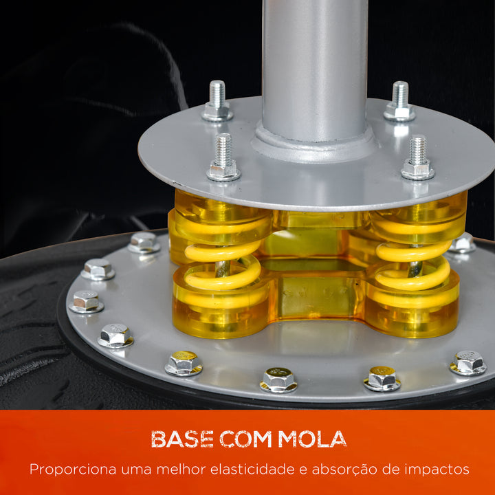 Saco de Boxe de Pé para Adultos 170 cm Altura Ajustável em 3 Níveis Punching Ball com Base Preenchível de Areia 45 kg ou Água 30 kg para Casa Ginásio Ø50x 170 cm Preto