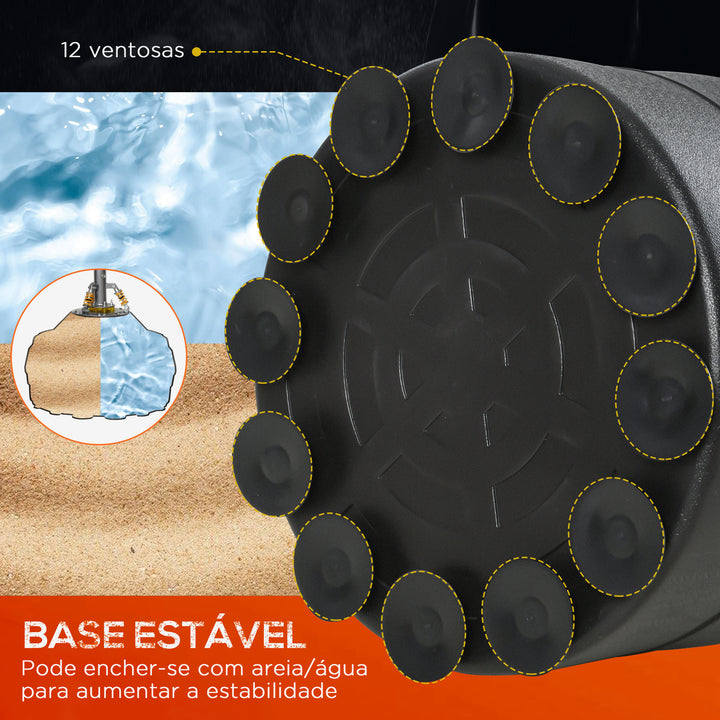 Saco de Boxe de Pé para Adultos 170 cm Altura Ajustável em 3 Níveis Punching Ball com Base Preenchível de Areia 45 kg ou Água 30 kg para Casa Ginásio Ø50x 170 cm Preto