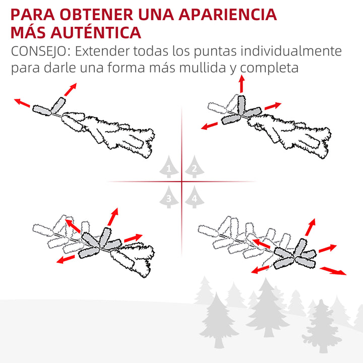 Árvore de Natal, Altura 120 cm + Estrela e Fibra Ótica de 7 Cores Árvore Artificial F 66x 120 cm