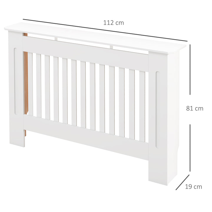 Cobertura de radiador MDF moderno 112x19x81cm