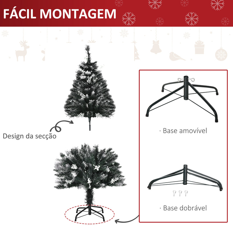 Árvore de Natal 120 cm Árvore de Natal Automática com 222 Ramos 28 Decorações Suporte em Aço Base Dobrável e Removível para Sala Verde