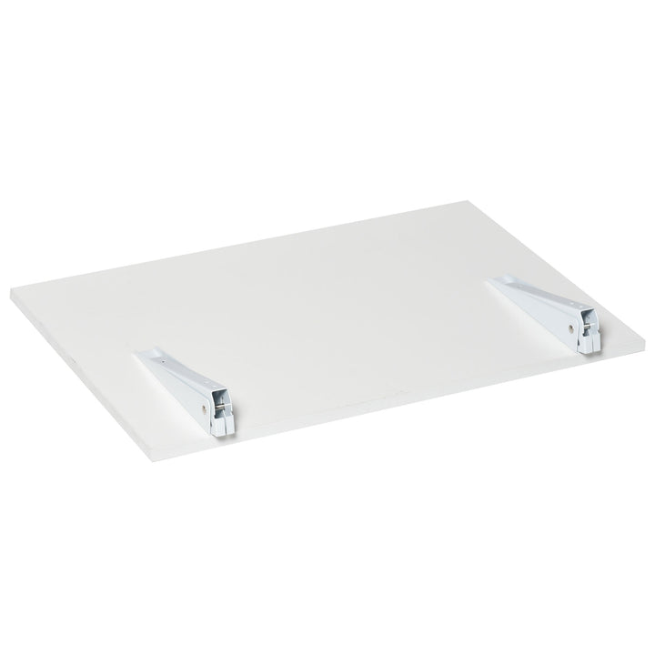 Mesa Dobrável Madeira Branca 60 x 40 x 1,5 cm