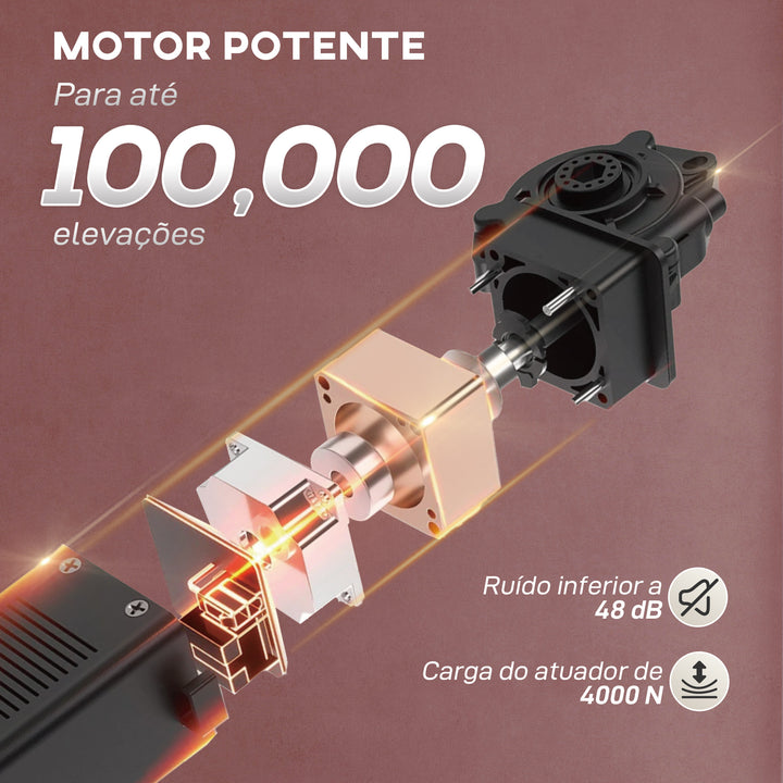 Poltrona Relax Reclinável Elétrica Poltrona Reclinável Silenciosa com Função Memória Apoio para Pés Controlo Remoto e Bolsos Laterais para Dormitório Sala de Estar 80x83x104 cm Laranja