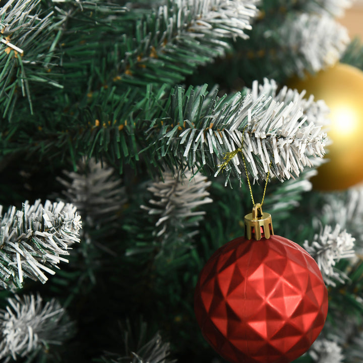 Árvore de natal Φ130x210cm pontas brancas