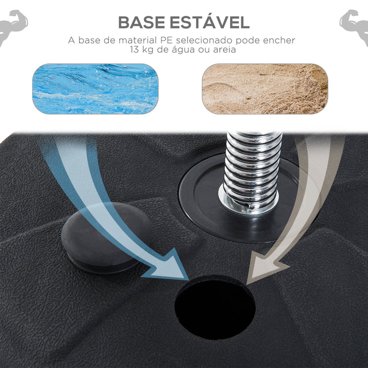 Saco de Boxe de Pé Punching Ball com Altura Ajustável em 4 Níveis 126-144 cm Base Preenchível e Luvas de Boxe para Adultos e Adolescentes Preto