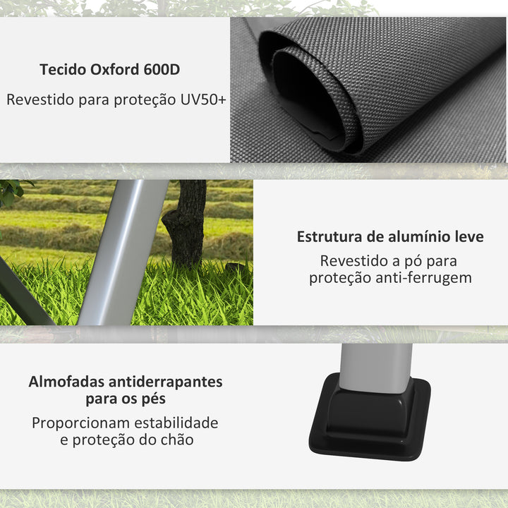 Cadeira de Campismo Dobrável de Alumínio com Encosto Ajustável e Apoios de Braço de Madeira Cadeira de Jardim Portátil com Bolsa de Transporte para Piscina Praia 74x59,5x98 cm Verde Escuro