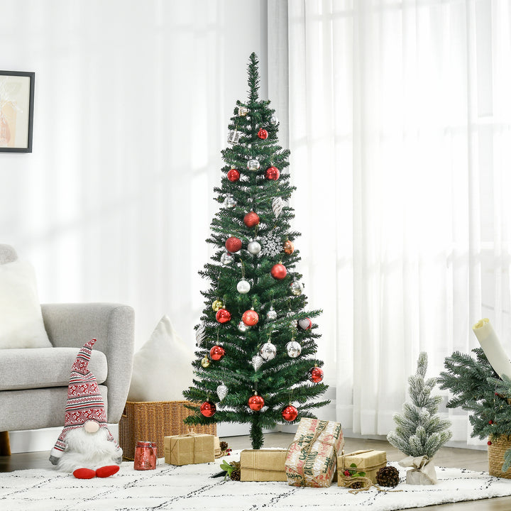 Árvore de natal F46x150cm Artificial Pinheiro Decoração de Natal com suporte de plástico 294 Ramos Verde PVC
