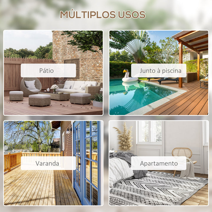 Conjunto de 2 Cadeiras Dobráveis para Exterior com Apoio para o Braço Cadeiras para Jardim com Textilene e Metal Carga 110 kg 58x64x94 cm Cinza Escuro