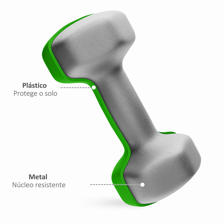 Conjunto de Halteres 2 x 3kg 2 x 4kg e 2 x 5kg Halteres Hexagonais com Suporte de Armazenamento para Treino em Casa Ginásio Multicor