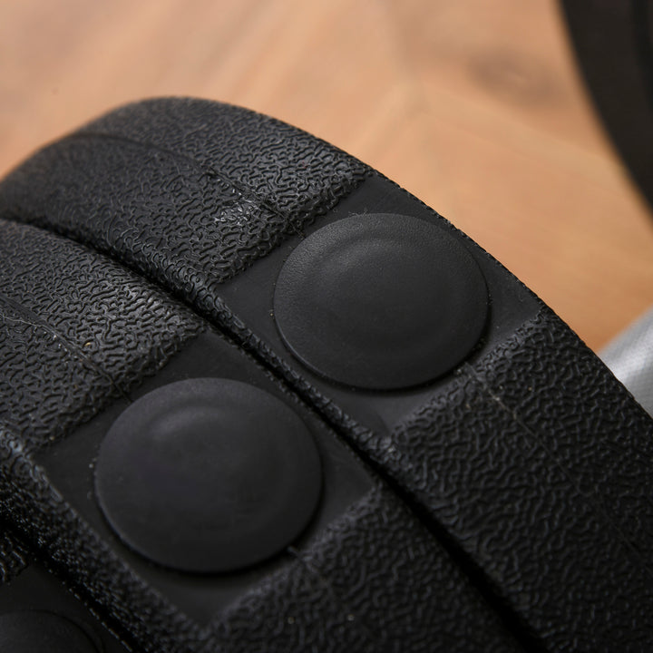 Conjunto de Halteres Ajustáveis 30kg com Barra de Conexão de Aço e Discos Desmontáveis Conjunto de Pesos para Treinamento em Casa Academia Escritório Preto