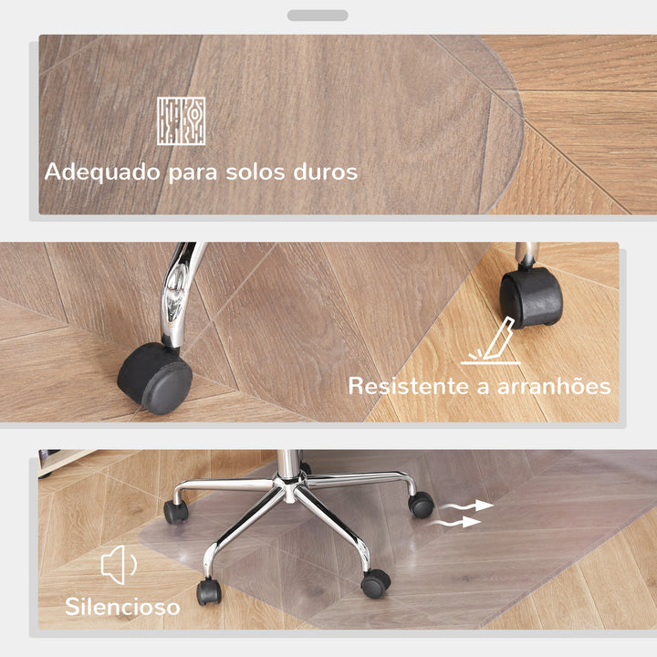 Protetor de Chão PVC Transparente 90x120 cm