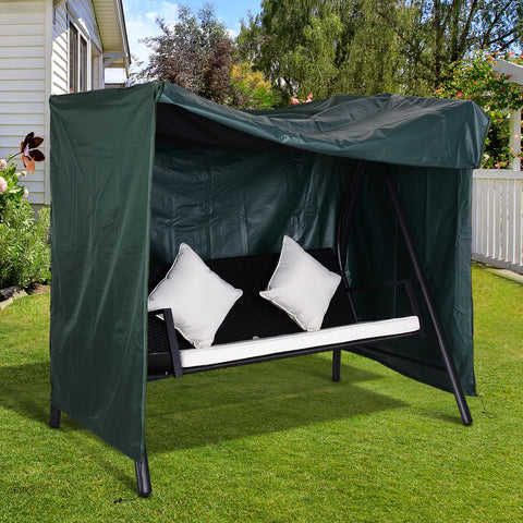 Cobertura do balanço Jardim Capa de mobiliário de exterior com fecho de correr 177x114x152cm