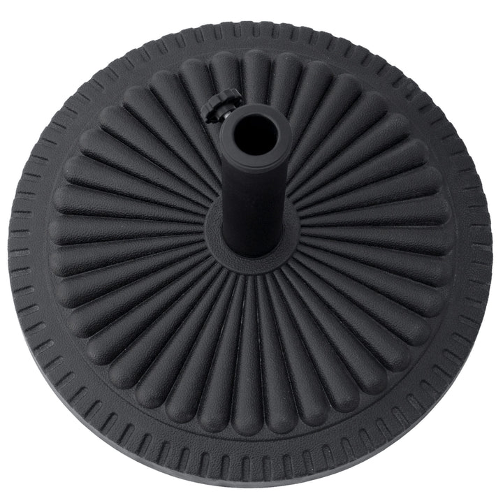 Base de guarda-sol para postes de diferentes diâmetros preto