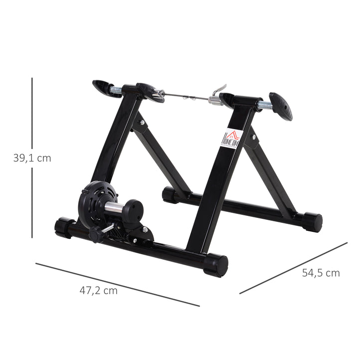 Bicicleta de Treinamento com Rolo Que Dobra Resistência Ajustável Treinador de Ciclismo Aço Bicicleta Interior