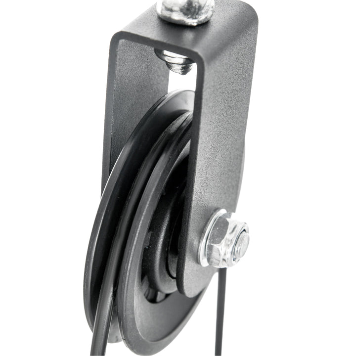 Sistema de Polia de Ginásio para Casa Sistema de Cabo de Peso para Tração Curl de Bíceps Tríceps Treino de Braço Ombros e Costas Preto