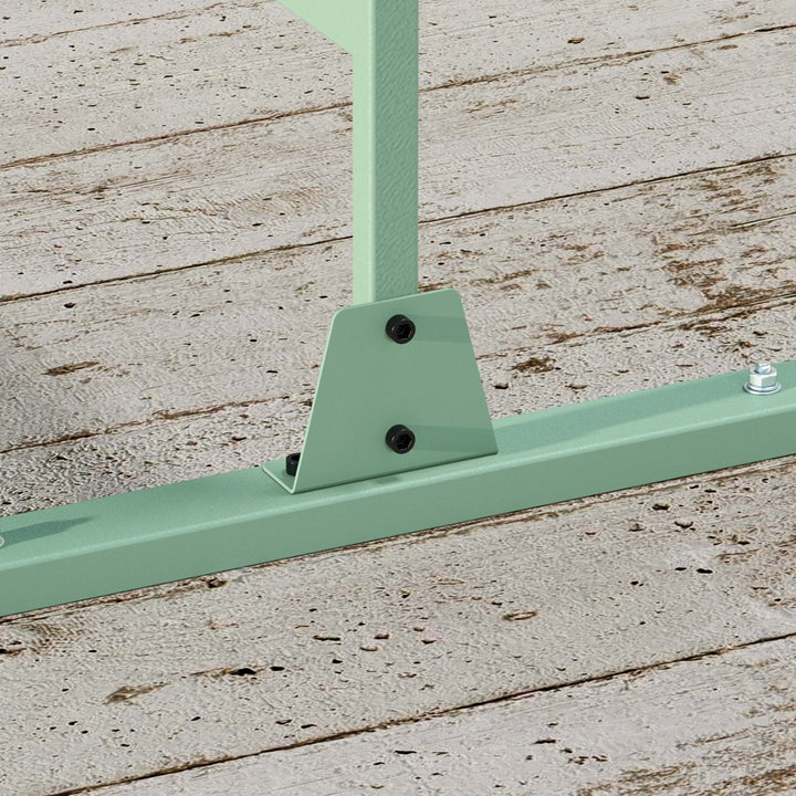 Biombo de Exterior Separador de Ambientes com 3 Peças com Padrão de Flores Grande e Estrutura de Aço Ecrã de Privacidade para Pátio Varanda Jardim 122x45x198 cm Verde