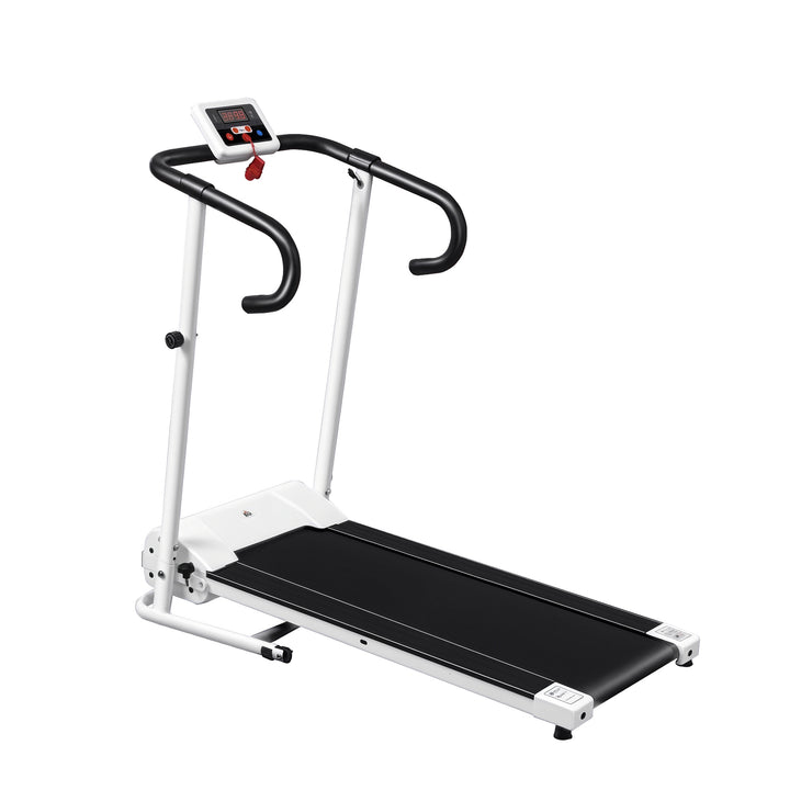Passadeira Dobrável e Elétrica de 500W para Fitness 1-10Km/h com Visor LCD e Carga Máx. 110kg 125x61x118cm