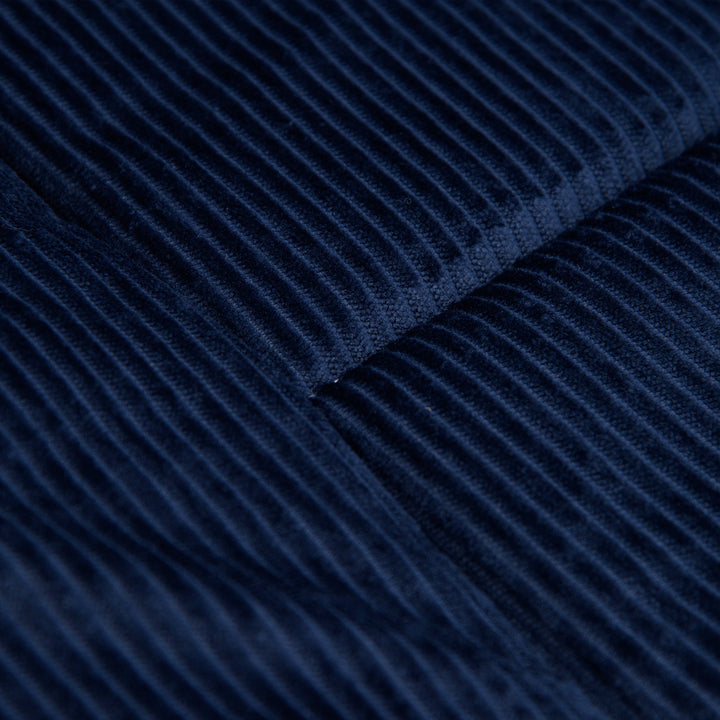 Cama de Campismo Dobrável Cama de Campismo com Almofada Bolso Lateral Bolsa de Transporte e Estrutura de Aço Carga Máxima 150 kg para Praia Trilha 188x64,5x53 cm Preto e Azul Escuro