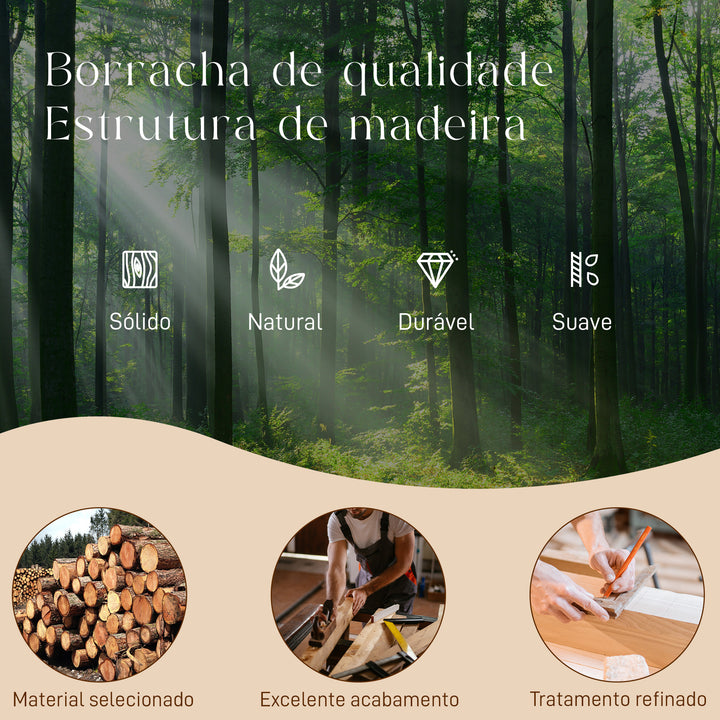 Cadeira de Baloiço com Apoio para Pés, Encosto Ajustável, Poltrona de Veludo Nórdica, Pés de Madeira, Apoios de Braços, Almofada Lombar, Poltrona de Relaxamento, Carga Máxima 120 kg, para Quarto, Sala, Creme