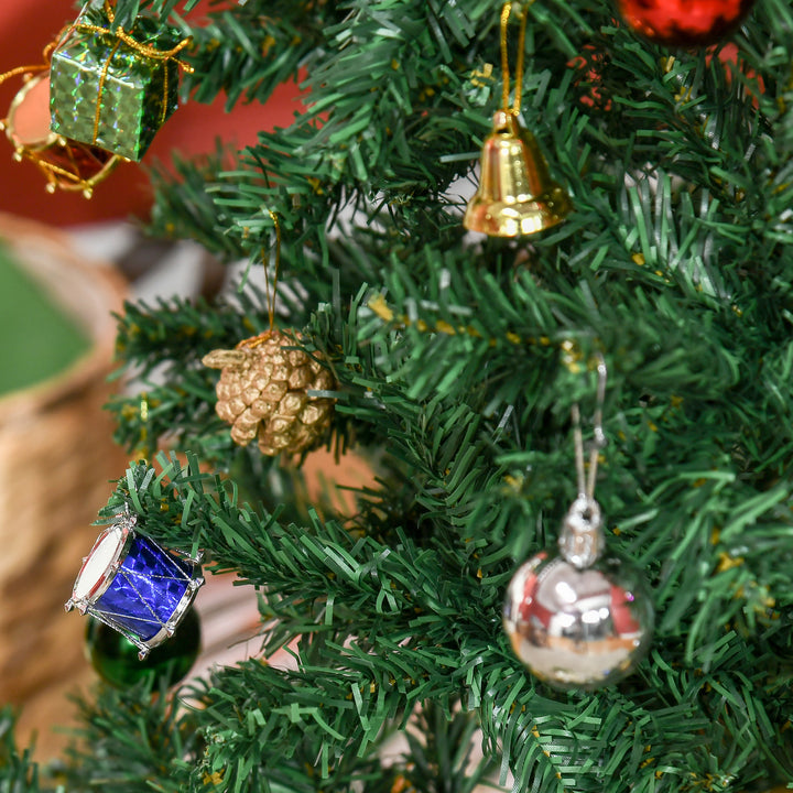 Árvore de Natal com enfeites 180cm Altura