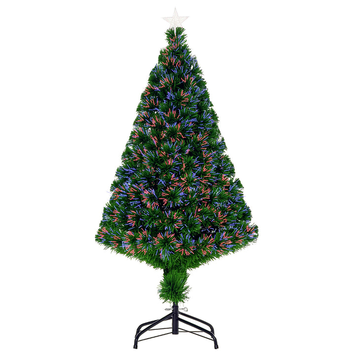 Árvore de Natal + Luzes LED Árvore Artificial Verde F 60 x 120 cm