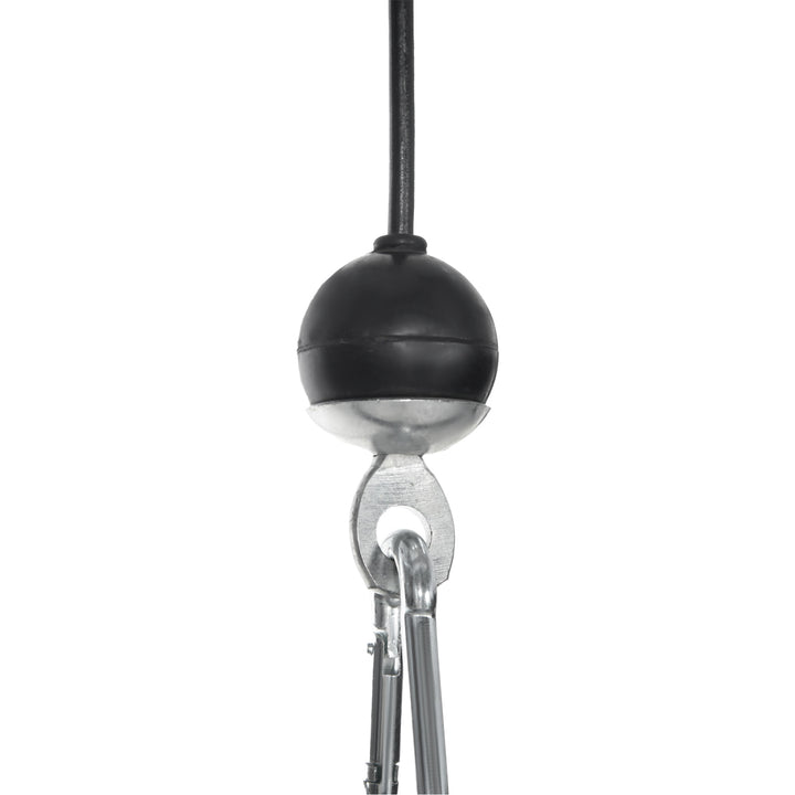 Sistema de Polia de Ginásio para Casa Sistema de Cabo de Peso para Tração Curl de Bíceps Tríceps Treino de Braço Ombros e Costas Preto