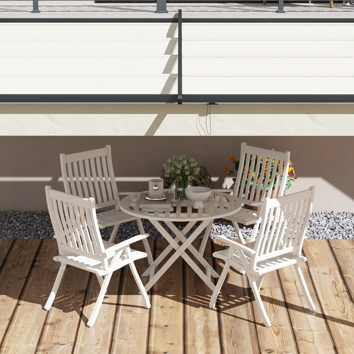 Pérgola de Parede 4x3 m Pérgola de Jardim com Teto Retrátil de Poliéster e Estrutura de Aço para Festas Casamentos Creme e Cinza Escuro