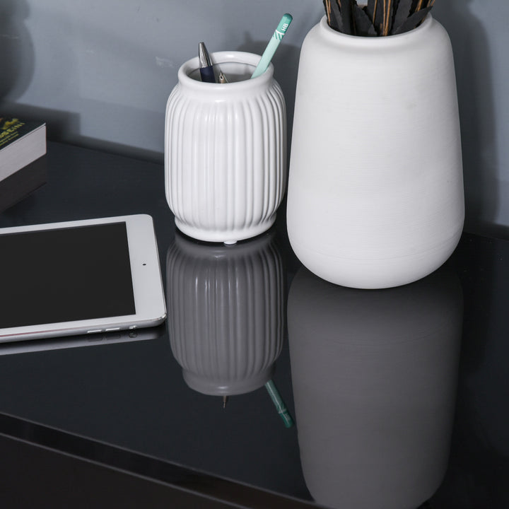 Aparador de Sala de Estar com 3 Portas 2 Gavetas e Prateleira Interior Ajustável Móvel Auxiliar de Armazenamento para Cozinha Dormitório Anti-Rolamento 117x36x74 cm Preto