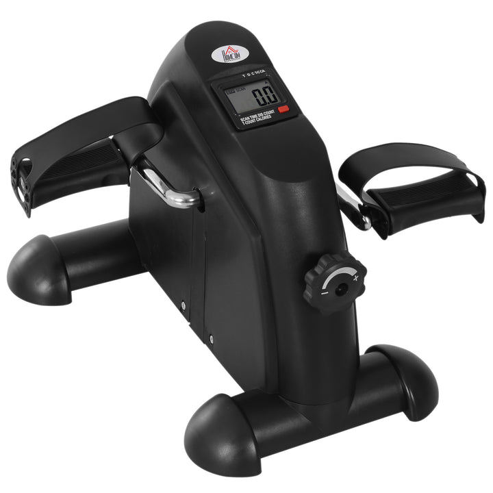 Mini Bicicleta Estática Aparelho de Exercício Braços e Pernas Resistência ajustável com Tela LCD