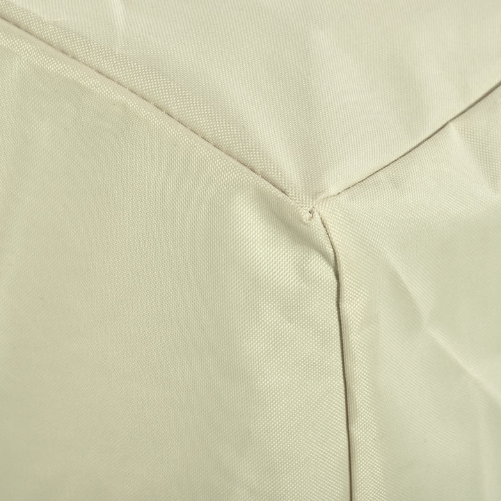 Capa de Proteção para Cadeiras Cobertura de Móveis Cadeira Impermeável Exterior, Jardim Proteção contra Chuva e Sol 68x87x77 cm 600D Oxford Tecido