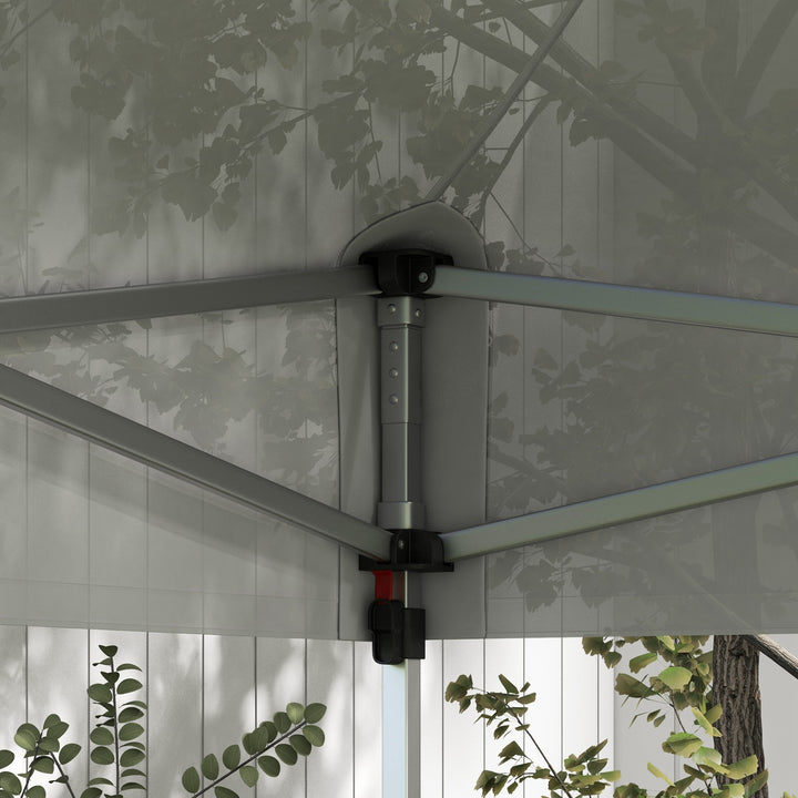 Toldo de Substituição 3x3 m para Pérgola de Jardim Cobertura de Substituição para Tenda Dobrável de Tecido Oxford Impermeável e Anti-UV Branco