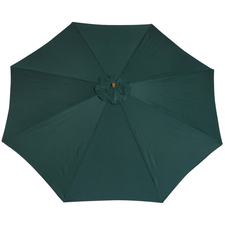 Guarda-sol Verde Madeira Terraço Praia Jardim Piscina Camping F300x250 cm