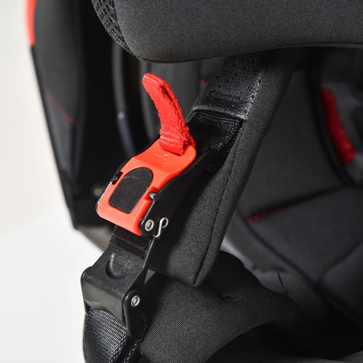 Capacete de Moto Integral Tamanho L-59cm com Dupla Viseira Cabeçote Anticolisão com Certificação Europeia Unisex Cor Preta