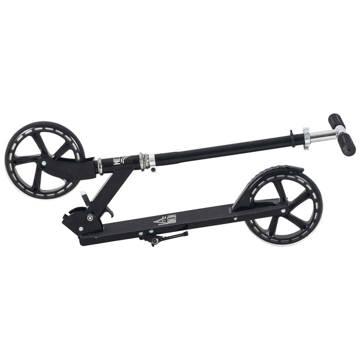 Trotinete dobrável para crianças acima de 5 anos de altura ajustável com freio 88x37x75-100 cm Preto