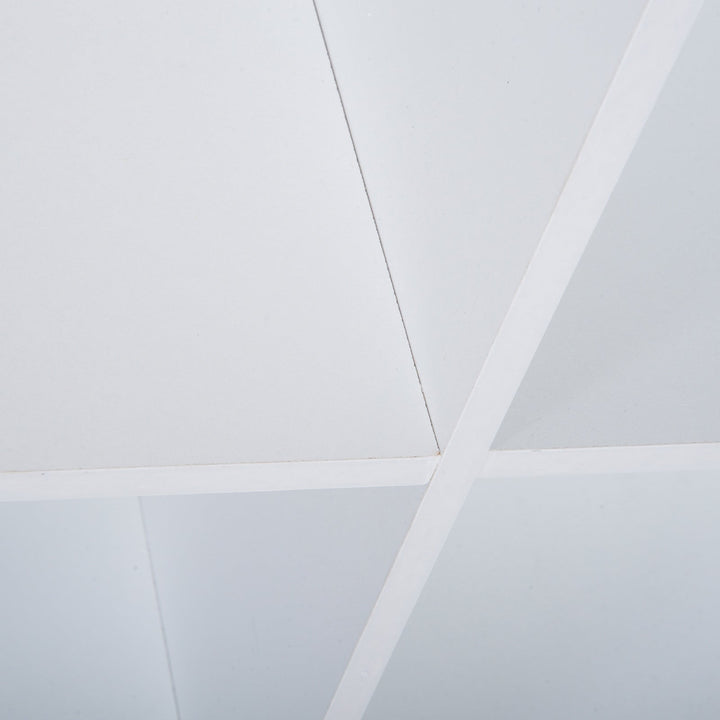 Estante de livros em Forma de Escada Armário de Arrumação 6 Cubos Estante de Exposição 91,5x29,5x91,5cm Branco