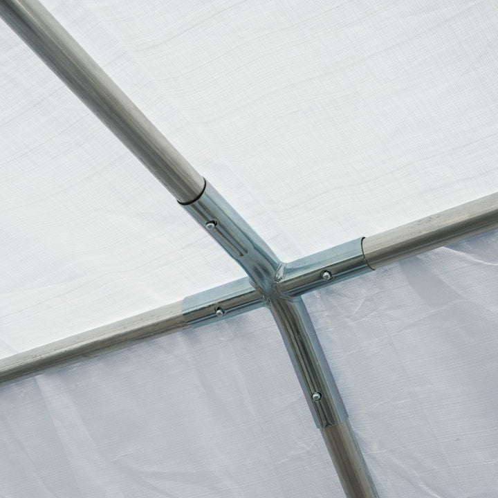 Pérgola de jardim de 8 x 4 m para Celebrações e Eventos- Aço e PE