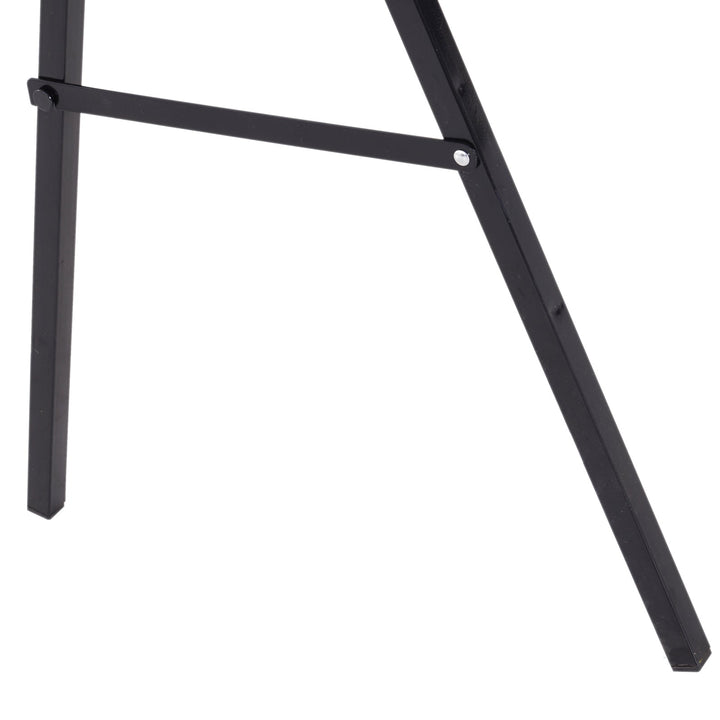 Cavalete de Serra com Patas Dobráveis Cavalete Metálico 2 Peças com Asa Tapete Antiderrapante Máx. 250kg Aço